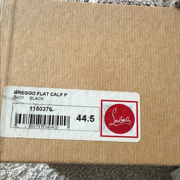 Christian Louboutin Black Greggo Flat
